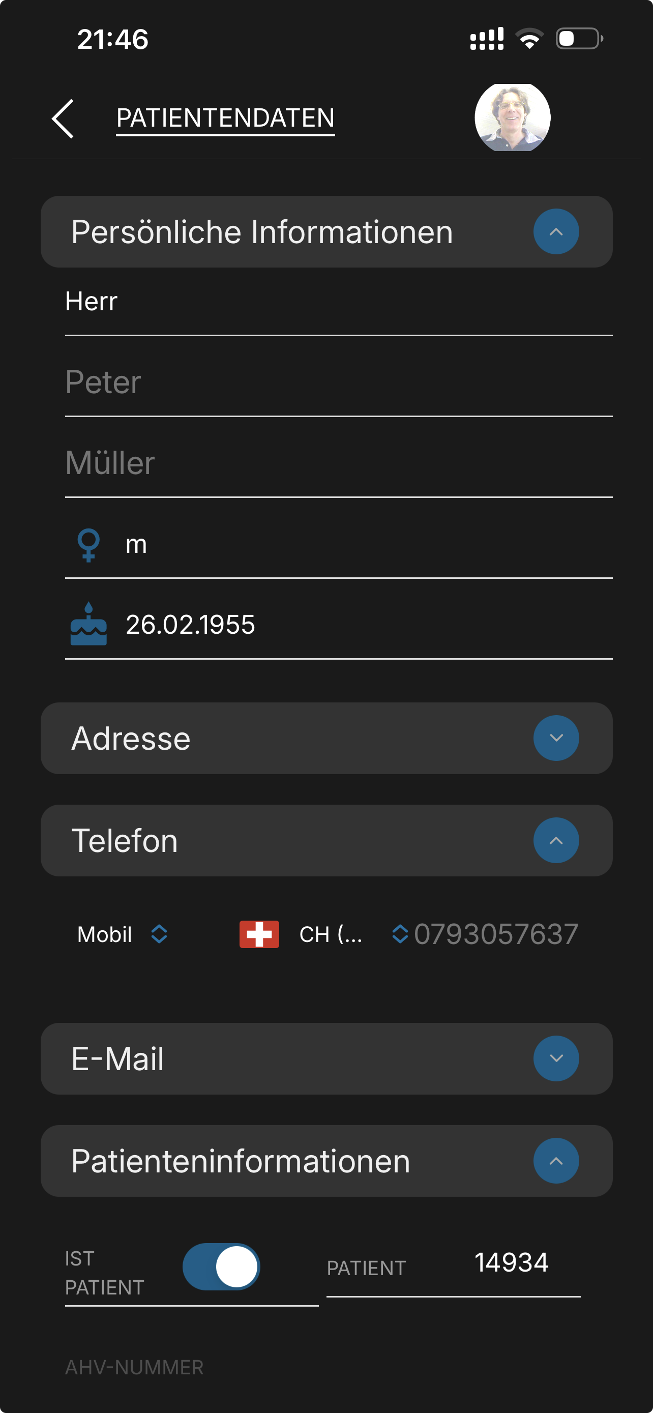 MyEasyDent Patientendaten